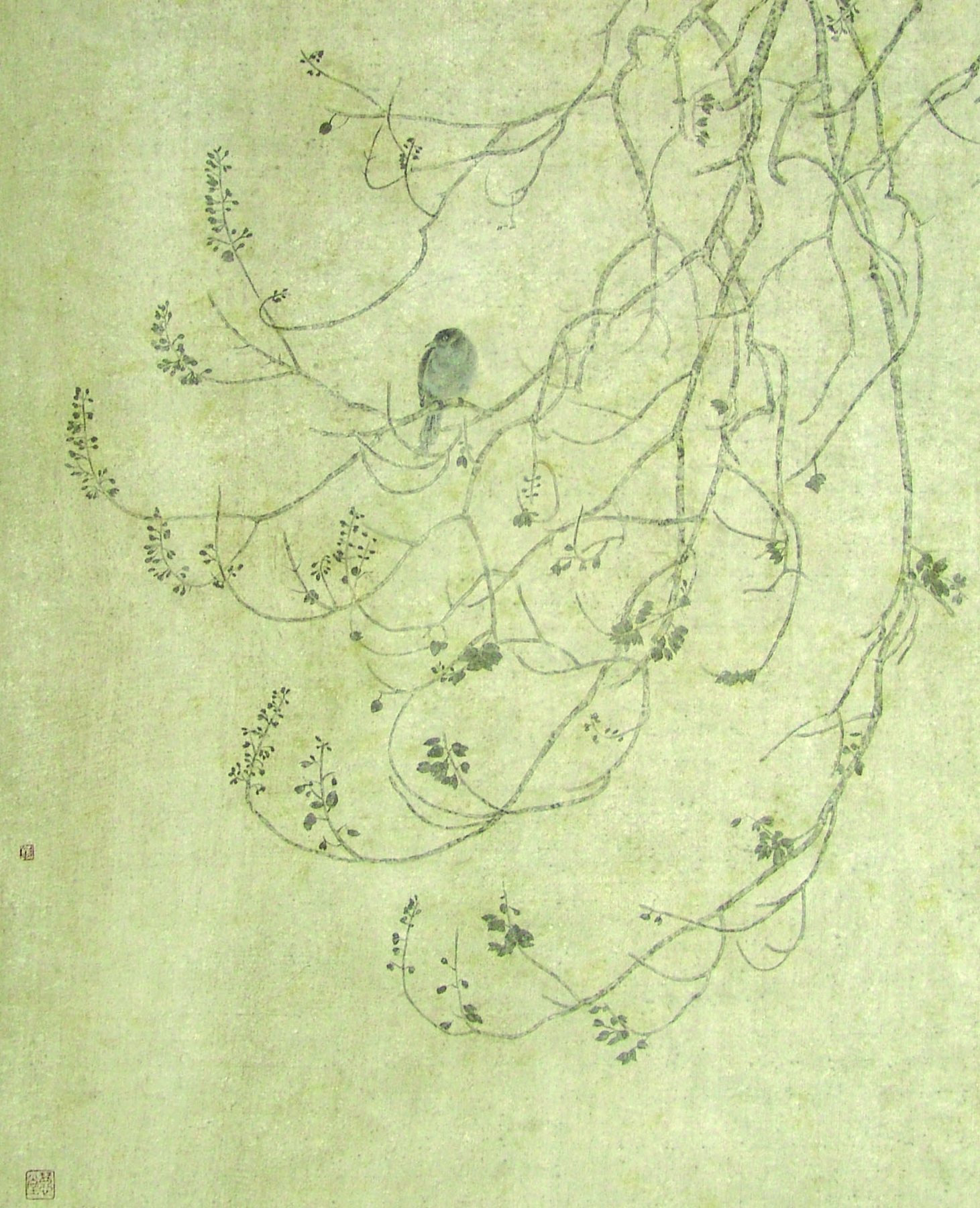 《孤鸟倚风》，陶新建作品