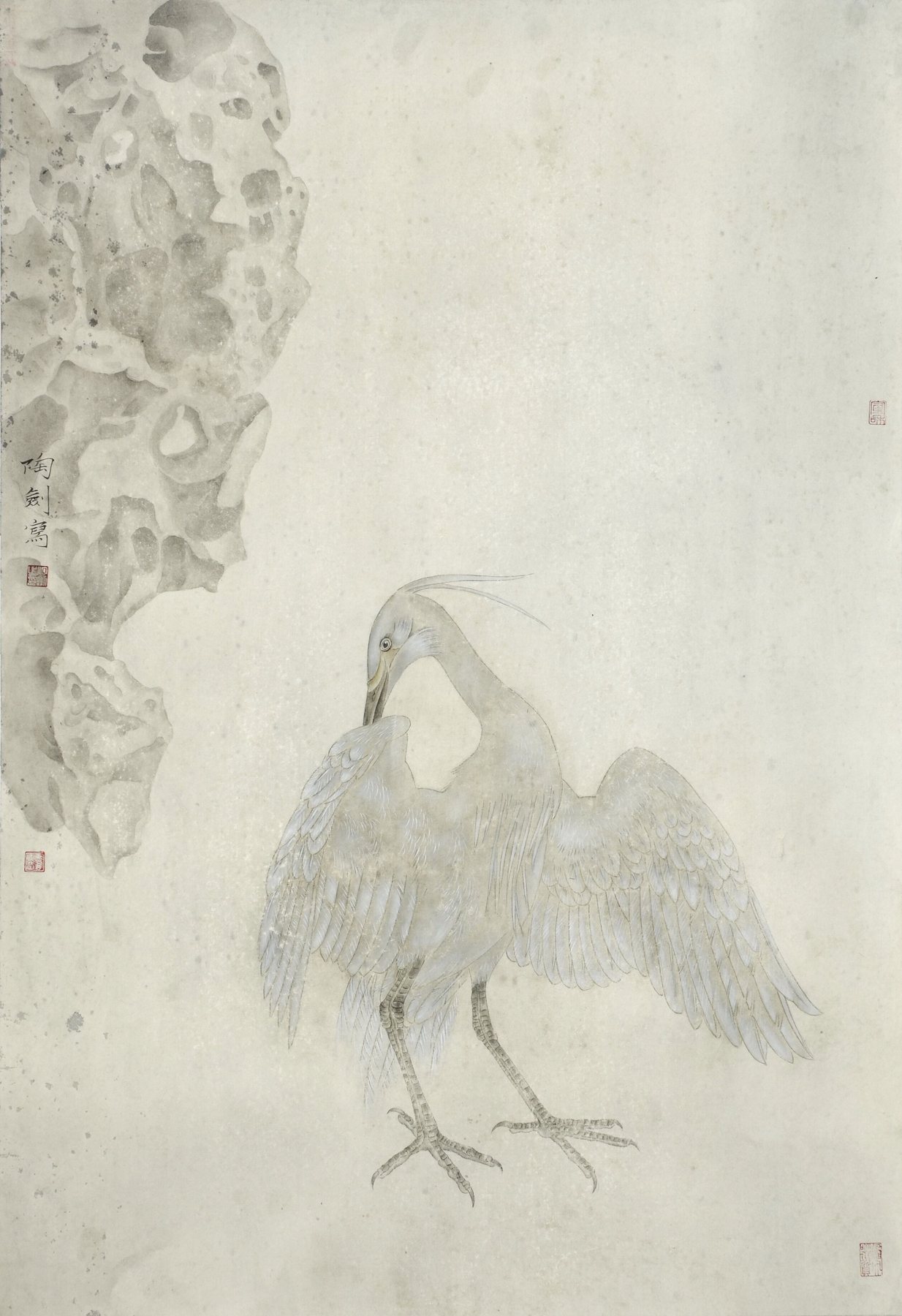 《玉羽临风》，陶新建作品