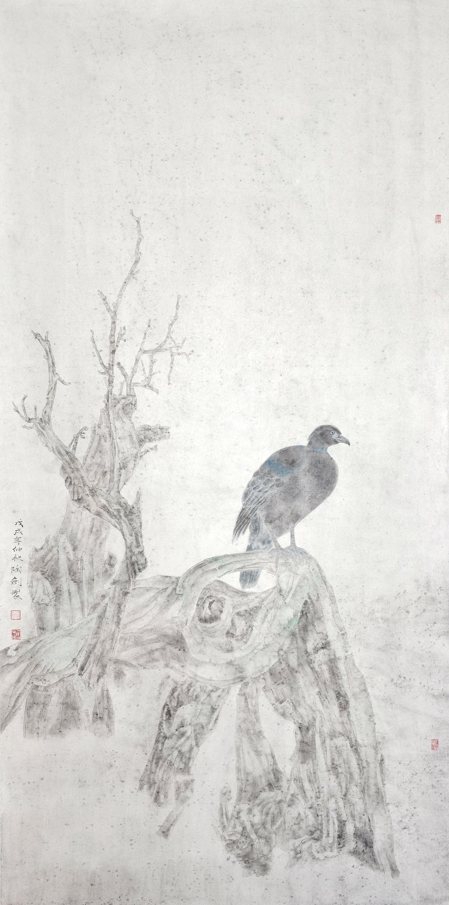 《枯木栖幽》，陶新建作品