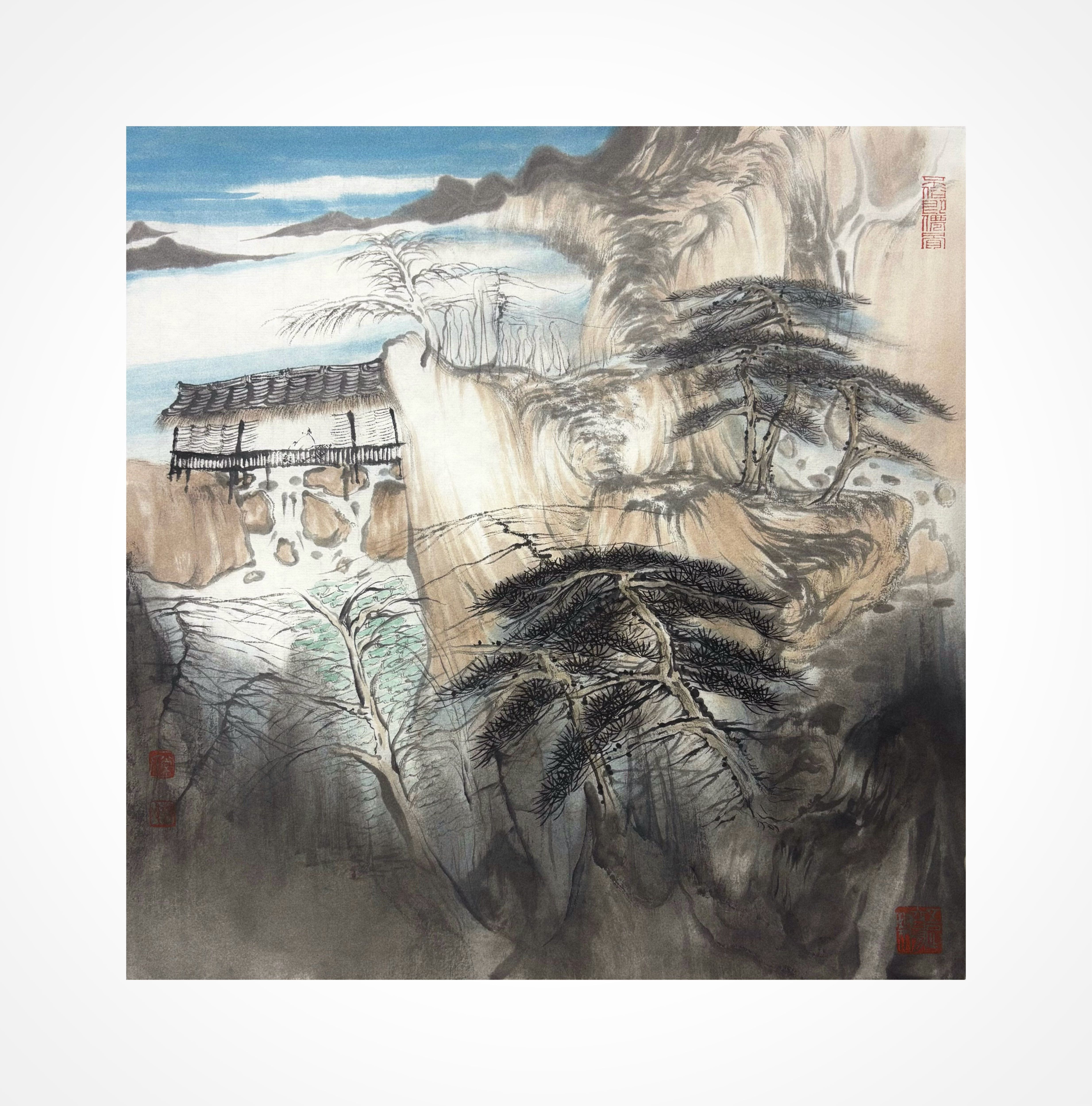 《《翠微（观云）》》，常澳伟作品