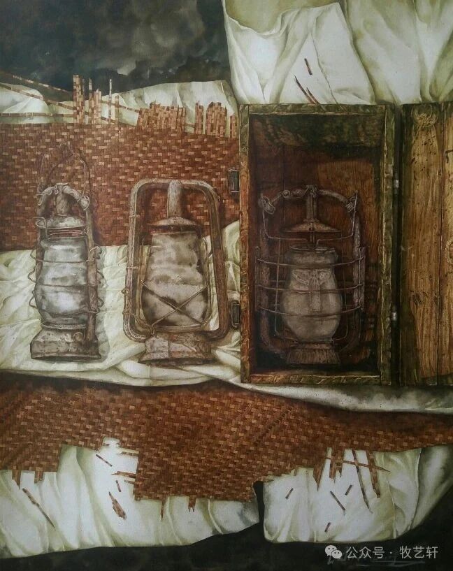 《《尘封的记忆系列组画》》，许航作品