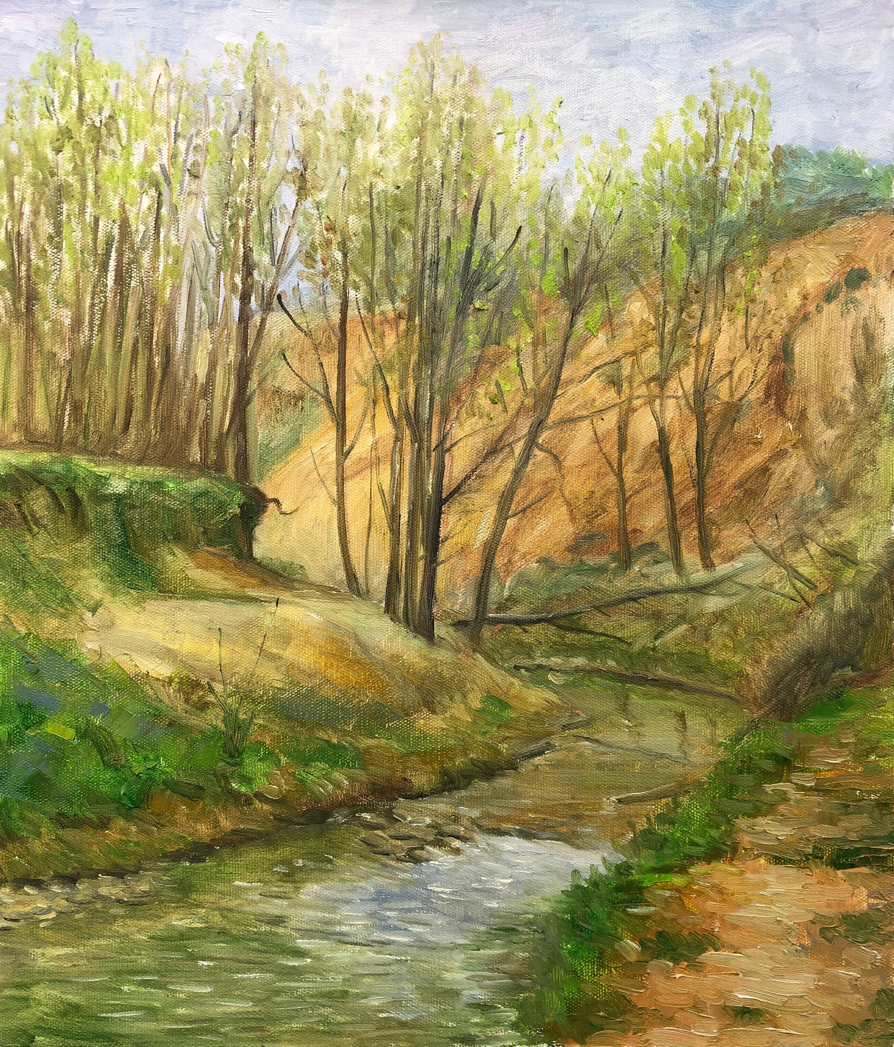 《《香积寺河道》》，刘丰泉作品