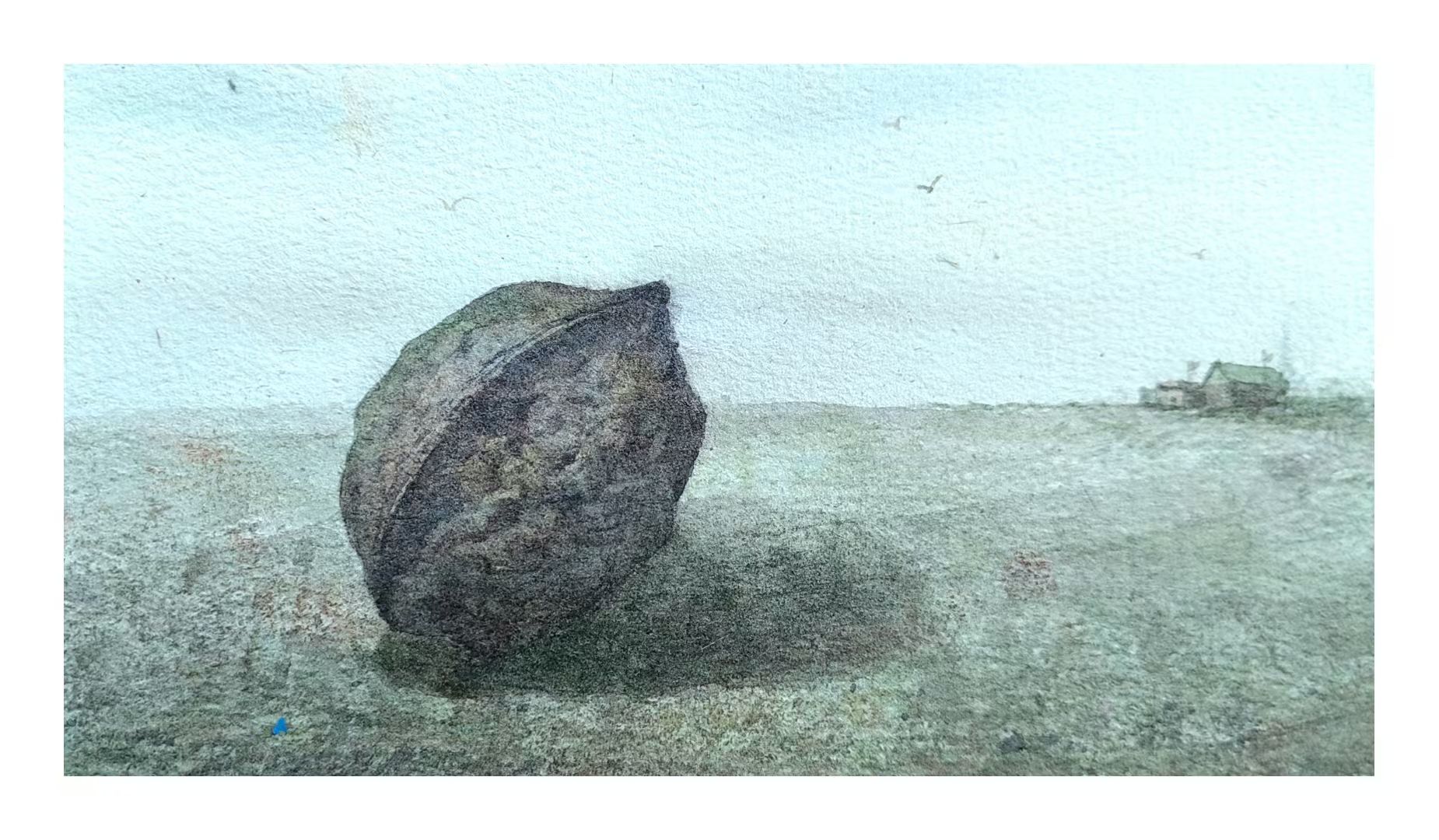 《《核桃》》，林富一作品