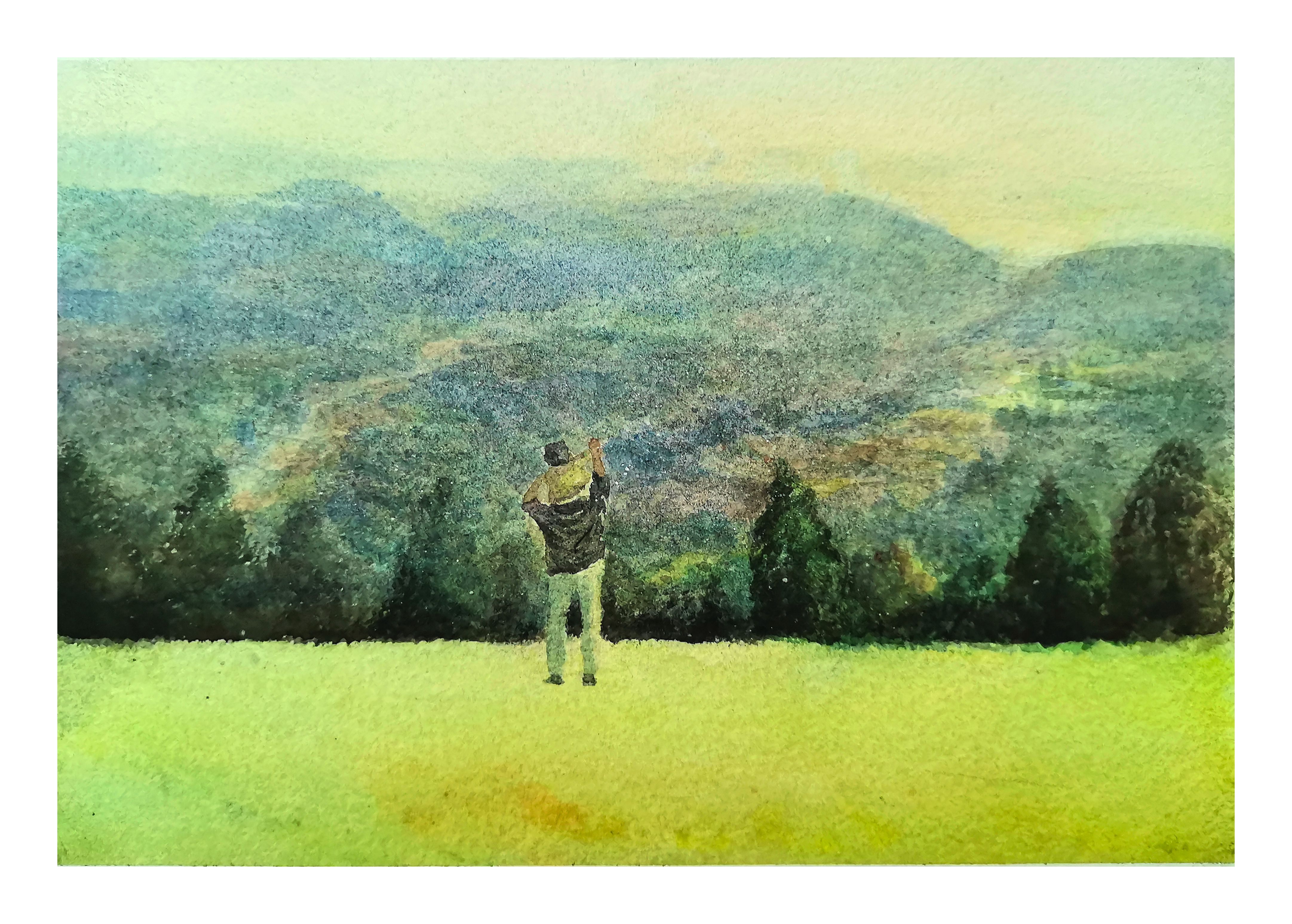 《《山巅稚影》》，林富一作品