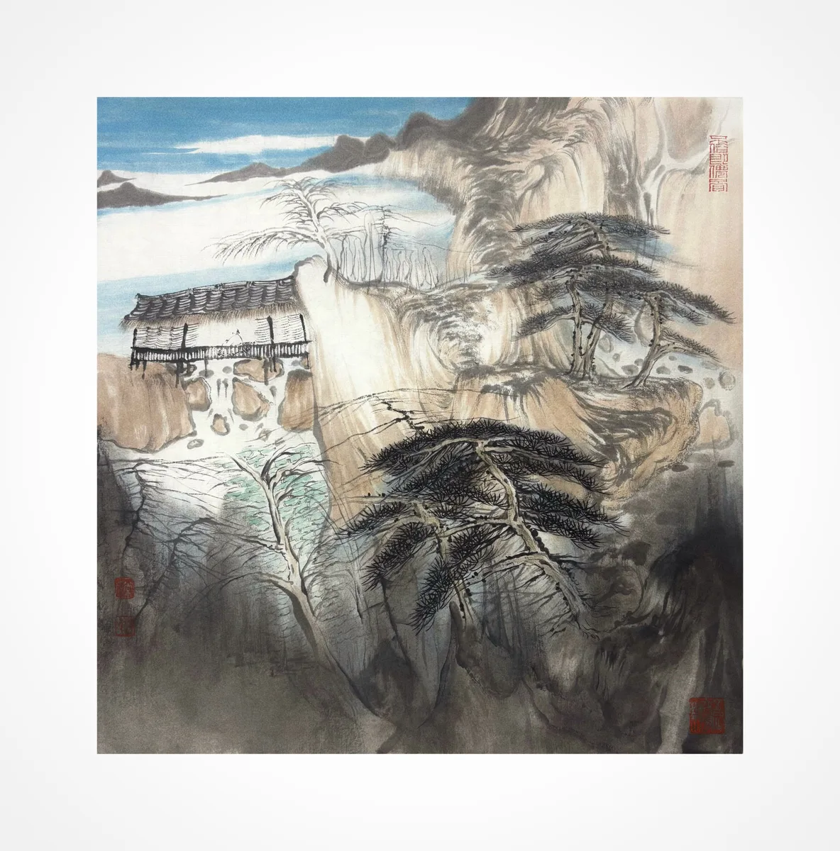 《翠微（观云）》，常澳伟作品