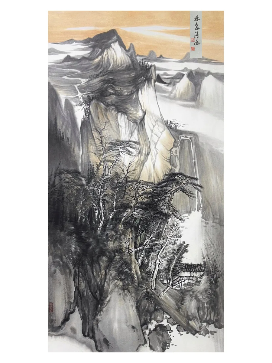 《林泉清幽（栖心）》，常澳伟作品