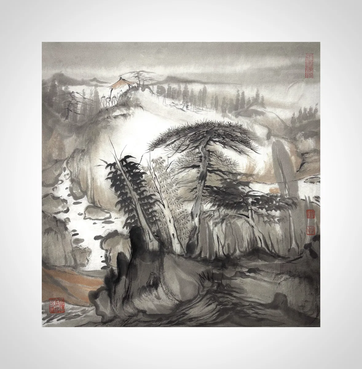 《遥岑（纳远）》，常澳伟作品