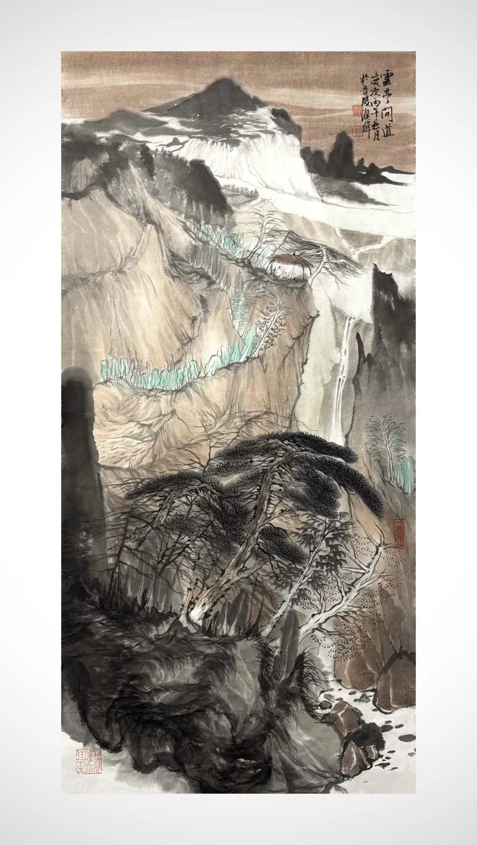 《云亭问道（无相）》，常澳伟作品